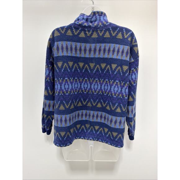 Vintage 80s 90s Marisa Christina Unisex Sweater Pullover Size Medium Aop Aztec - Picture 3 of 6